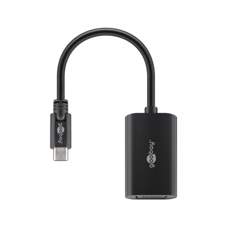 Goobay USB-C™ to VGA Adapter, 0.2 m, black