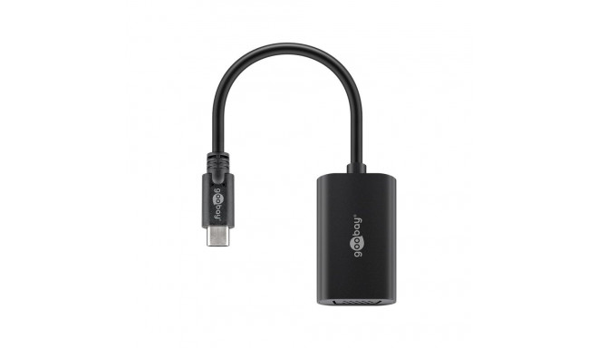 Goobay USB-C - VGA adapter, 0.2 m, must