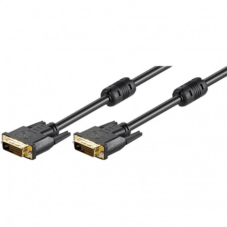 Goobay DVI-D Full HD Cable Dual Link, gold-plated 3 m