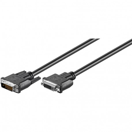Goobay DVI-D Full HD Extension Cable Dual Link, nickel-plated 2 m