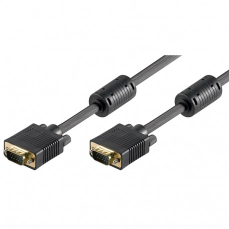 Goobay Full HD SVGA Monitor Cable, gold-plated 10 m