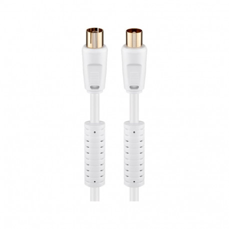 Goobay Antenna Cable with Ferrite (80 dB), Double Shielded 2.5 m