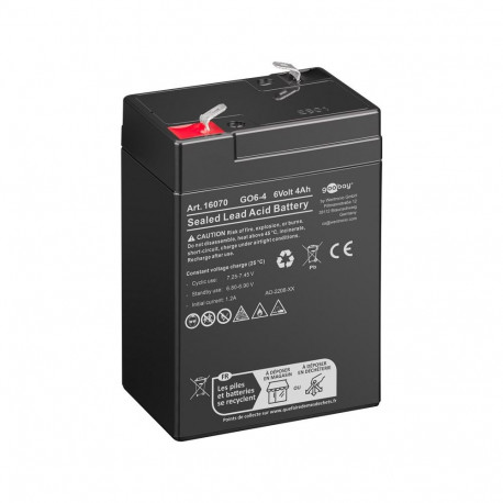 Goobay plii-happe aku GO6-4 (4000 mAh, 6 V)