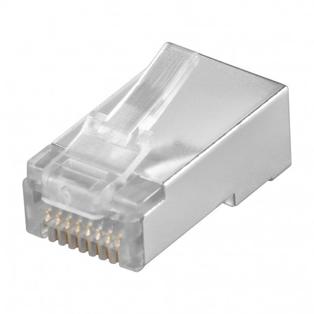Goobay RJ45 Plug, CAT 5e STP shielded (10 tk)