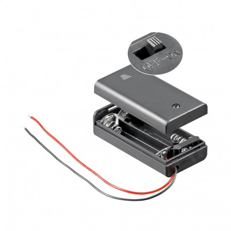 Goobay 2x AA (Mignon) Battery Holder (10 tk)