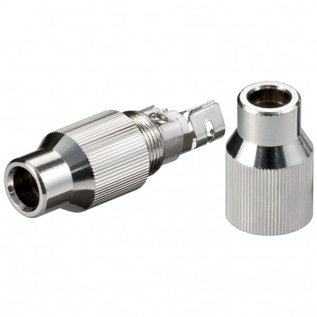 Goobay Coaxial Cable Connector with Screw Fixing (10 tk)