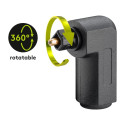 Goobay TOSLINK Digital Audio Adapter 90° Angled