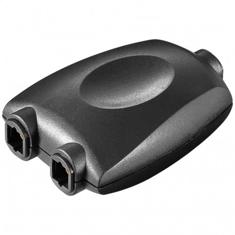 Goobay TOSLINK 1-to-2 Digital Audio Splitter black