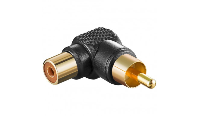 Goobay RCA adapter 90° must