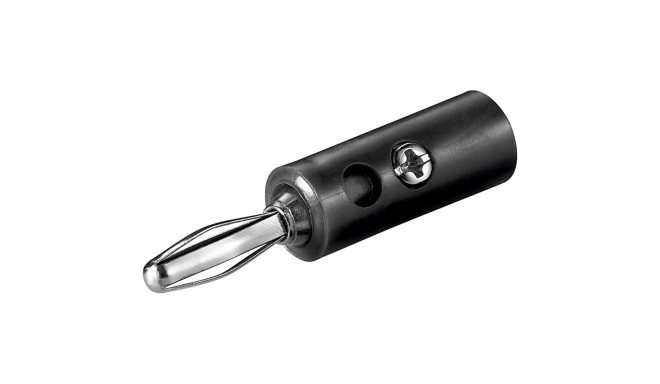 Goobay Banana Plug black (10 tk)
