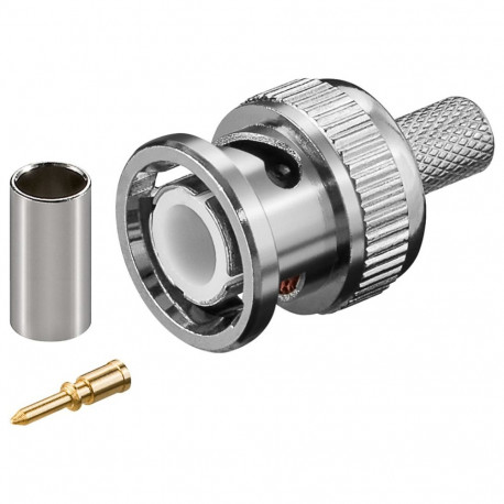Goobay BNC Plug, Solder Mounting (10 tk)