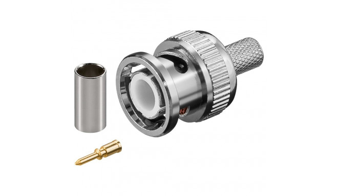 Goobay BNC Plug, Solder Mounting (10 tk)