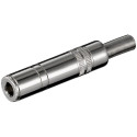 Goobay Jack - 6.35 mm - Stereo 6.35 mm female (3-pin, stereo)