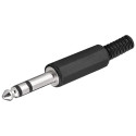 Goobay Plug - 6.35 mm - Stereo 6.35 mm male (3-pin, stereo)