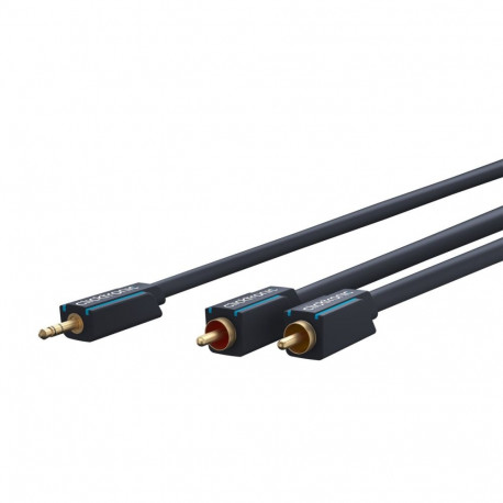 Clicktronic 3.5 mm AUX–RCA adapterkaabel, stereo 5 m