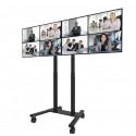 ADM-875BL2 dual screen adapter for FL55-875BL1 and WL55-875BL1 - Black 42-65cali 100x100-800x400
