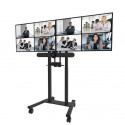ADM-875BL2 dual screen adapter for FL55-875BL1 and WL55-875BL1 - Black 42-65cali 100x100-800x400