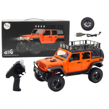 RC 2.4G 4x4 veoga oranž kaugjuhitav maastikuauto