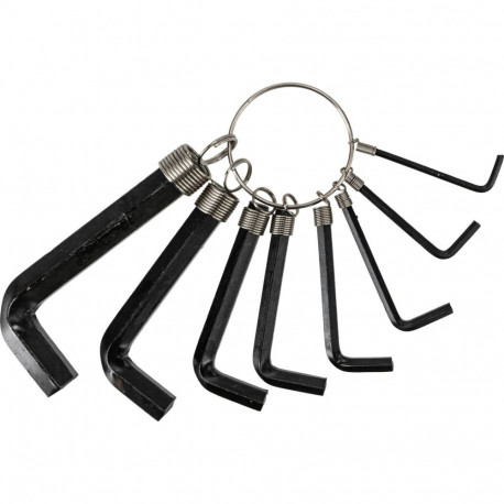 Imbusvõtmete komplekt 8 tk 2,0-10mm, rõngal