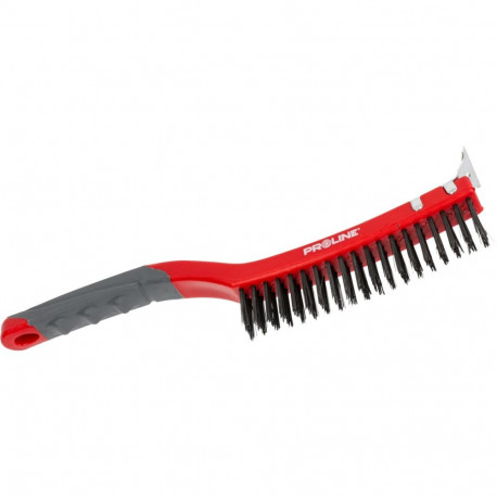 Szczotka druciana - teras, 3x19 rida, 340mm, proline