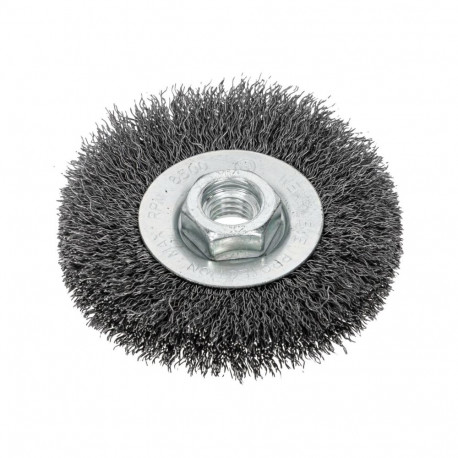 Szczotka tarczowa z drutu stal.falist. fi=100mm, m14 proline