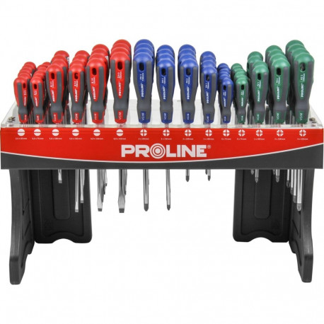 Wkrętak kpl.68 szt. (pł+ph+pz) - zestaw wystawowy proline