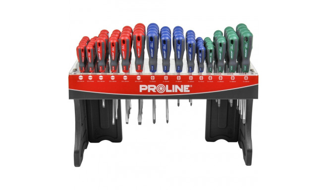 10211 Ekspozytor wkrętaki 68 elementów, Proline
