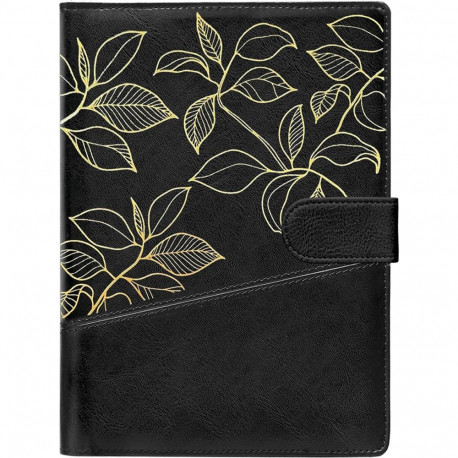 Raamatkalender BOSS A5 Nädal, horisontaal, spiraalköide, FASHION kaaned (MUST CERVO) 00071/40278