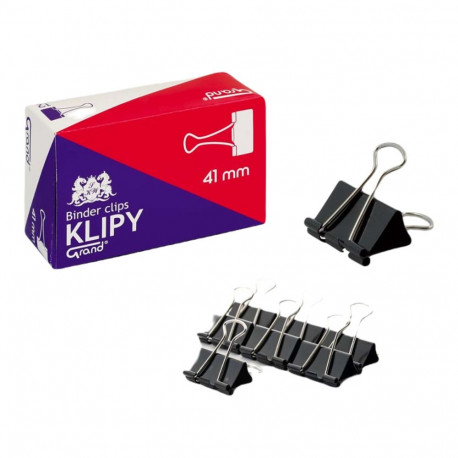 Paberiklamber 41mm must 12tk karbis