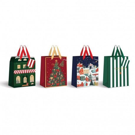 Kinkekott Christmas 190g 33x46x13cm assortii, Interdruk
