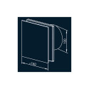 AXIAL FAN 100 SOLID GLASS