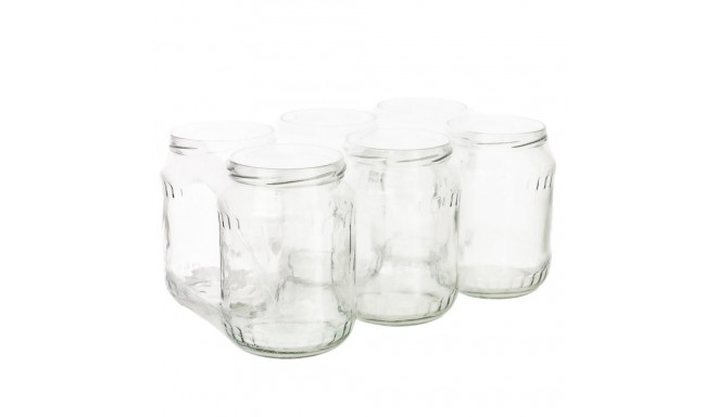 JAR 720ML 6PCS WITHOUT LID 82MM