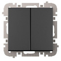 DOUBLE POLE SWITCH BLACK