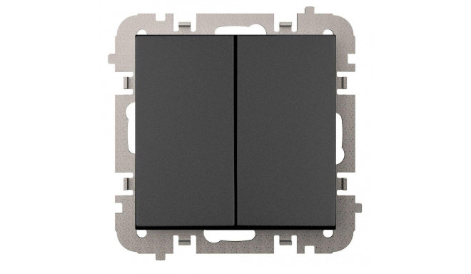 DOUBLE POLE SWITCH BLACK