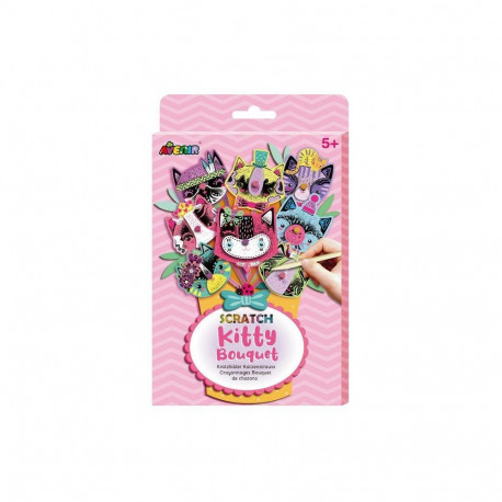 TOY AVENIR SCRATCH KITTY BOUQUET