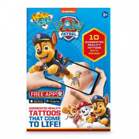 TOY TATTOO PAW PATROL 10PCS HTTPTA100