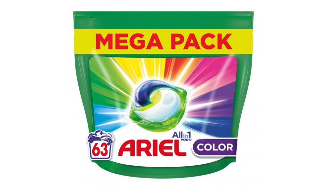 Ariel värvilise pesu kapslid 63 tk