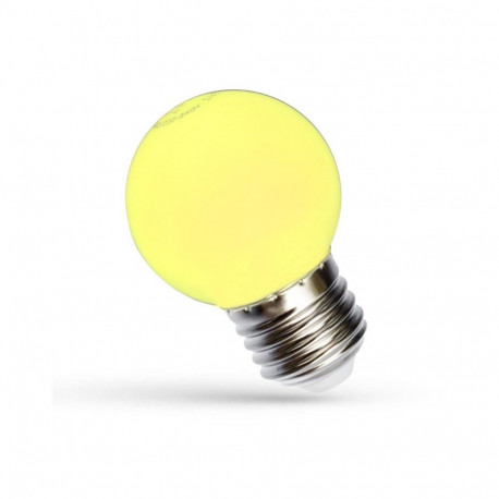 LED KULKA E-27 230V 1W YELLOW SPECTRUM