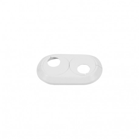 DOUBLE RING FOR PIPES 20MM WHITE
