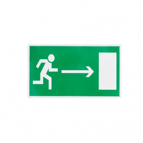 STICKER EXIT TO THE RIGHT 100X180MM