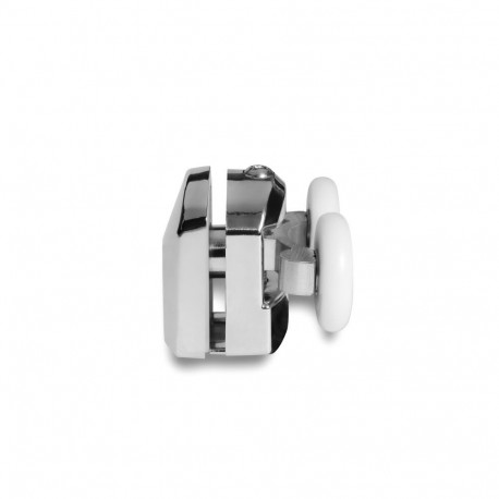 DOUBLE UPPER ROLLERS 25MM CHROME 2PCS