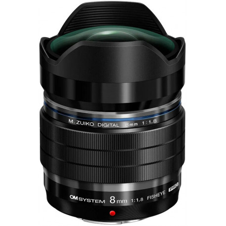 OM SYSTEM M.Zuiko Digital ED 8mm f/1.8 Fisheye Pro lens, black
