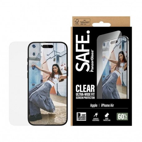 PanzerGlass ekraanikaitse Apple iPhone Air klaas läbipaistev ultra-wide fit EasyAligneriga