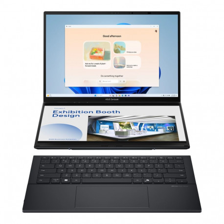 Asus Zenbook Duo UX8406CA-PZ009W basalt hall 14" OLED puuteekraan 3K 2880 x 1800 pikslit läikiv Inte