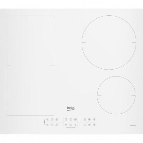 BEKO Hob | HII64200FMTW | Induction | Number of burners/cooking zones 4 | Touch control | Timer | Wh