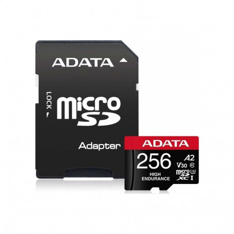 ADATA High Endurance MicroSDXC kaart 256 GB Class 10 UHS-I/U3 A2 V30