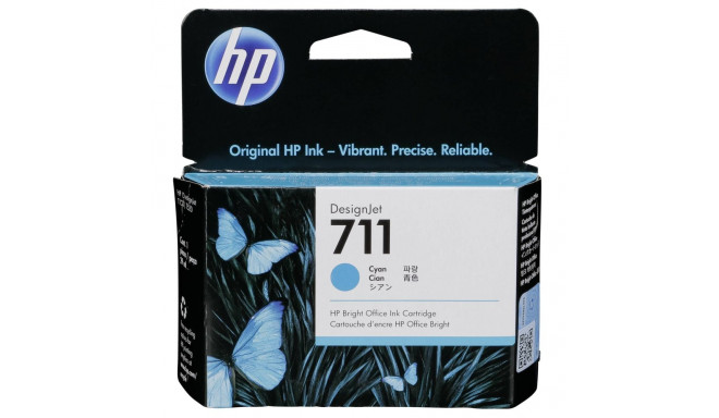 HP 711 błękitny CZ130A
