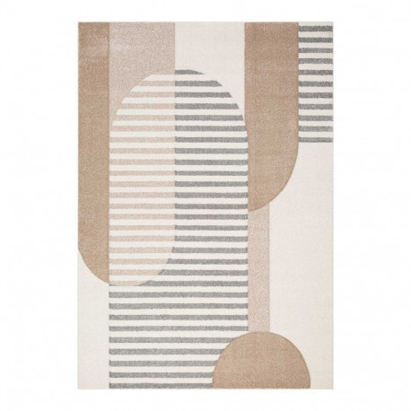 Carpet DIXIE CARVED-5, 133x190cm, grey/beige