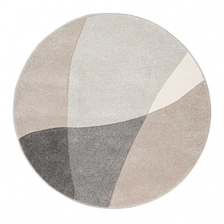Carpet DIXIE CARVED-1, D200cm, grey/beige
