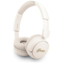 Wireless headphones Guess Metal Logo Script beige